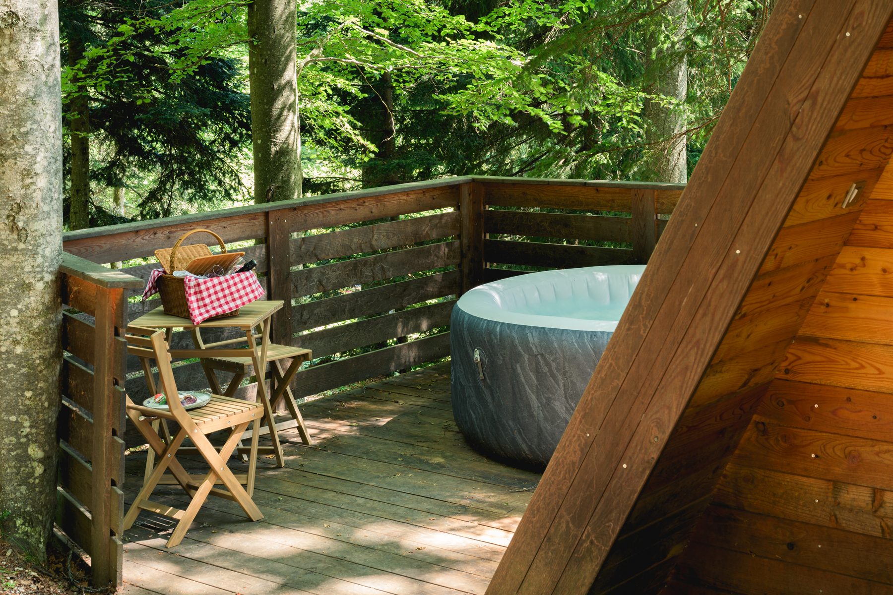 Cabin 2 — private terrace