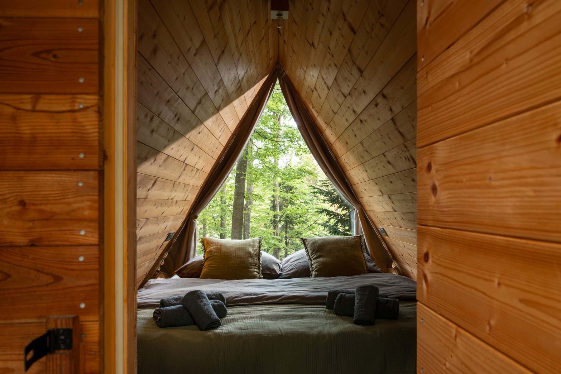 Cabin 3 — warm wooden interior